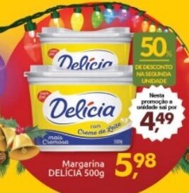 Supermercados Nori Margarina Delicia 500g oferta