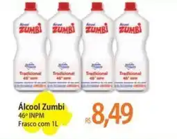 Atacadão Álcool Zumbi 46° INPM Frasco oferta