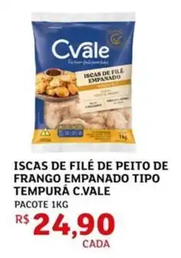 Assaí Atacadista Iscas de filé de peito de frango empanado tipo tempurá c.vale oferta