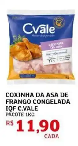 Assaí Atacadista Coxinha da asa de frango congelada iqf c.vale pacote oferta