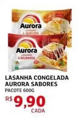 Assaí Atacadista Lasanha congelada aurora sabores pacote oferta