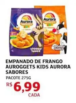 Assaí Atacadista Empanado de frango auroggets kids aurora sabores oferta