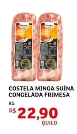 Assaí Atacadista Costela minga suína congelada frimesa oferta