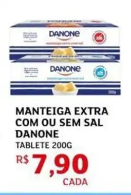 Assaí Atacadista Manteiga extra com ou sem sal danone tablete oferta