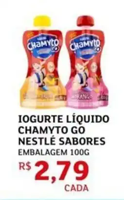 Assaí Atacadista Iogurte líquido chamyto go nestlé sabores embalagem oferta