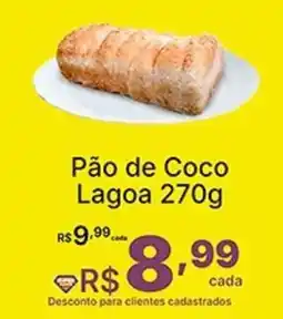 Super Lagoa Pão de Coco Lagoa oferta