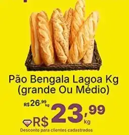 Super Lagoa Pão Bengala Lagoa oferta