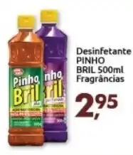 Supermercados Nori Desinfetante Pinho Bril 500ml Fragrancias oferta