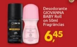 Desodorante Giovanna Baby Roll on 50ml fragrancias