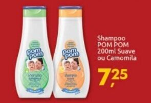 Shampoo Pom Pom 200ml Suave ou Camomila