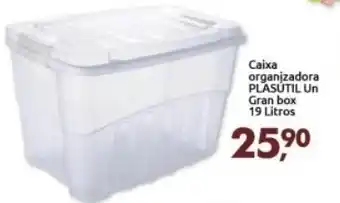 Supermercados Nori Caixa organizador Plasutil un gran box 19L oferta