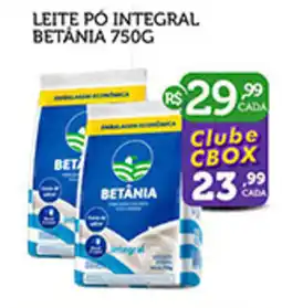 CenterBox Leite pó integral betania oferta