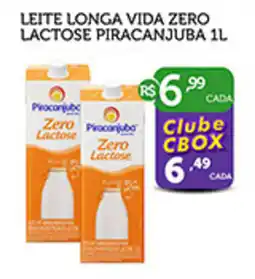 CenterBox Leite longa vida zero lactose piracanjuba oferta