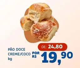 Bergamais Supermercados Pão doce creme/coco oferta