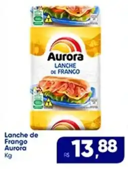 Rebouças Supermercados Lanche de Frango Aurora oferta