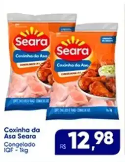 Rebouças Supermercados Coxinha da Asa Seara Congelado IQF oferta