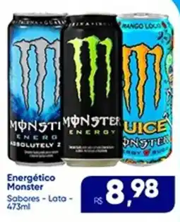 Rebouças Supermercados Energético Monster oferta