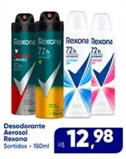 Rebouças Supermercados Desodorante Aerosol Rexona oferta