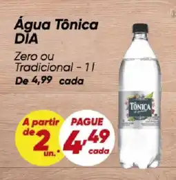 Dia Água Tônica DIA oferta