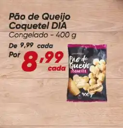 Dia Pão de Queijo Coquetel DIA Congelado oferta