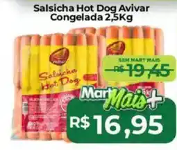 Mart Minas Salsicha Hot Dog Avivar Congelada oferta