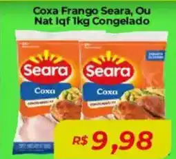 Mart Minas Coxa Frango Seara, Ou Nat Iqf Congelado oferta