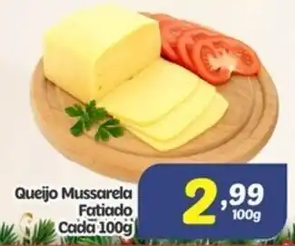 Bigmart Queijo Mussarela fatiado cada 100g oferta