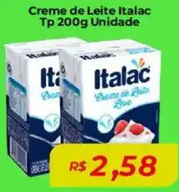 Mart Minas Creme de Leite Italac Tp Unidade oferta