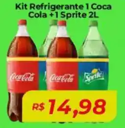Mart Minas Kit Refrigerante 1 Coca Cola +1 Sprite oferta