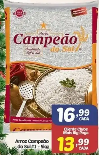 Arroz Campeao do Sul t1 5kg