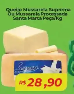 Mart Minas Queijo Mussarela Suprema Ou Mussarela Processada Santa Marta oferta
