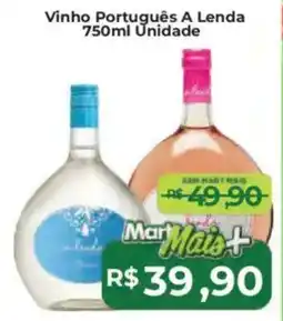 Mart Minas Vinho Português A Lenda Unidade oferta