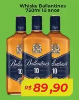Mart Minas Whisky Ballantines 10 anos oferta