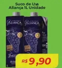 Mart Minas Suco de Uva Aliança Unidade oferta