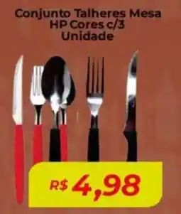 Mart Minas Conjunto Talheres Mesa HP Cores oferta