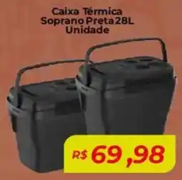 Mart Minas Caixa Térmica Soprano Preta Unidade oferta