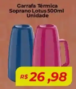 Mart Minas Garrafa Térmica Soprano Lotus Unidade oferta
