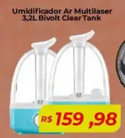 Mart Minas Umidificador Ar Multilaser Bivolt Clear Tank oferta