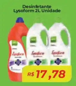 Mart Minas Desinfetante Lysoform Unidade oferta
