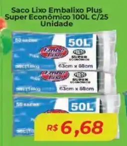 Mart Minas Saco Lixo Embalixo Plus Super Econômico oferta