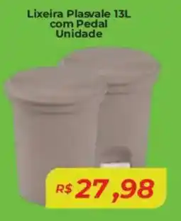 Mart Minas Lixeira Plasvale oferta