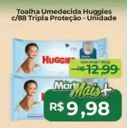 Mart Minas Toalha Umedecida Huggies oferta