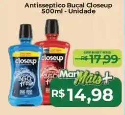 Mart Minas Antisseptico Bucal Closeup Unidade oferta