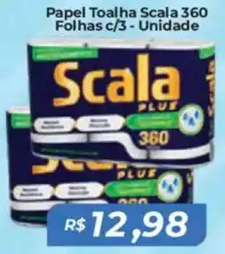 Mart Minas Papel Toalha Scala 360 Folhas oferta