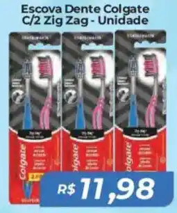 Mart Minas Escova Dente Colgate C/2 Zig Zag - Unidade oferta