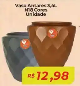 Mart Minas Vaso Antares N18 Cores Unidade oferta