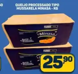 Dom Atacadista Queijo processado tipo mussarela minasa oferta