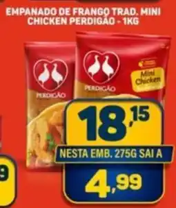 Dom Atacadista Empanado de frango trad. mini chicken perdigão oferta