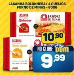 Dom Atacadista Lasanha bolonhesa/ 4 queijos forno de minas oferta