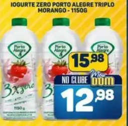Dom Atacadista Iogurte zero porto alegre triplo morango oferta